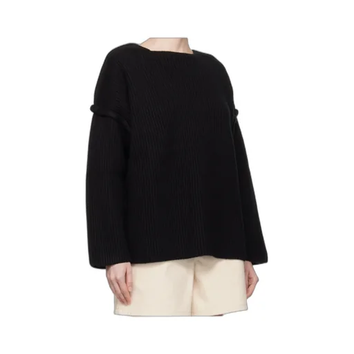 Drop Shoulder Crew-Neck Jumper