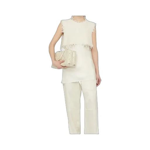 Layered-Design Sleeveless Top