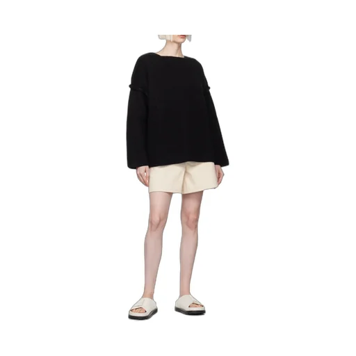 Drop Shoulder Crew-Neck Jumper