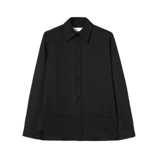 Long-Sleeved Twill Shirt