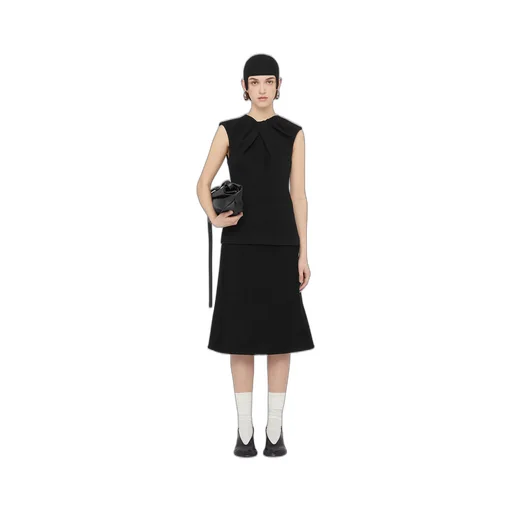 Draped Neck Sleeveless Top