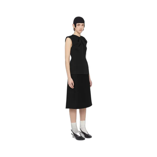Draped Neck Sleeveless Top