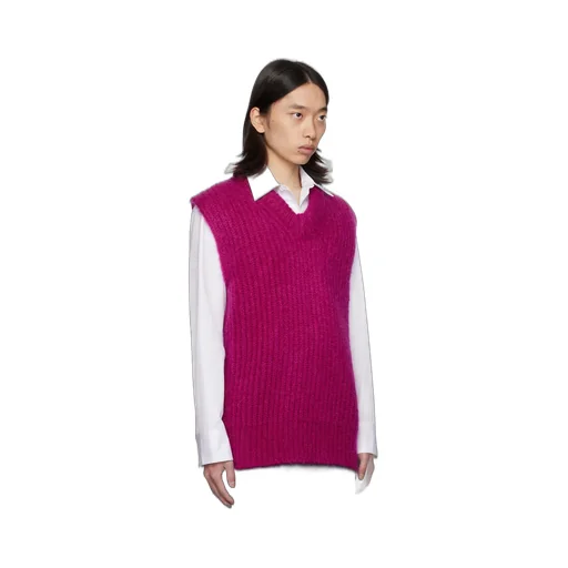 V-Neck Sleeveless Knitted Sweater