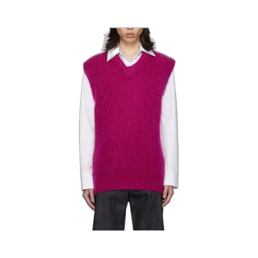 V-Neck Sleeveless Knitted Sweater