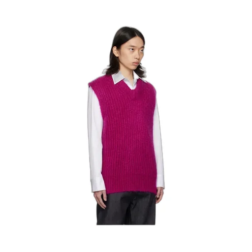 V-Neck Sleeveless Knitted Sweater