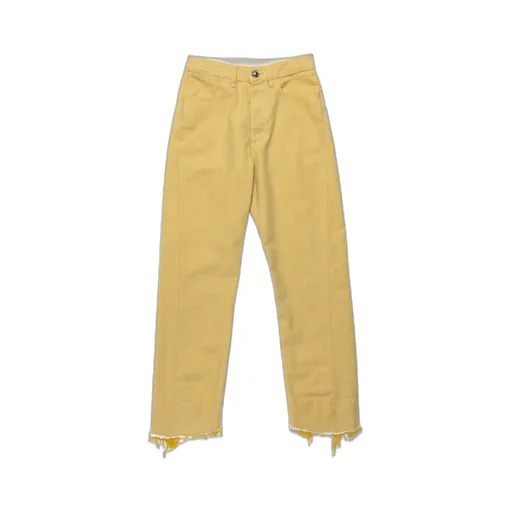 High-Waisted Straight-Leg Trousers