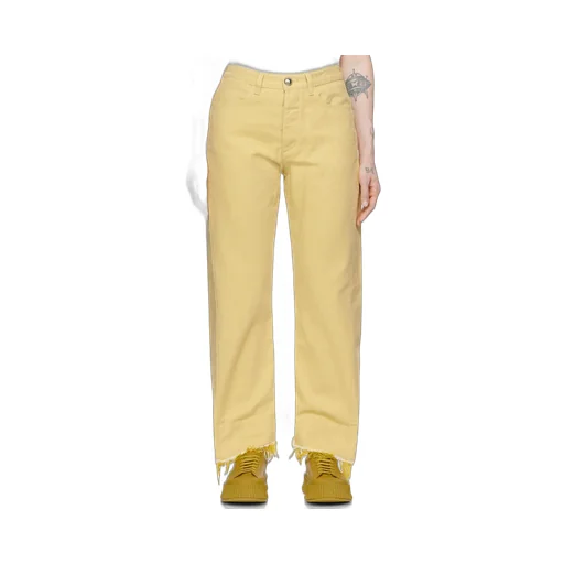 High-Waisted Straight-Leg Trousers