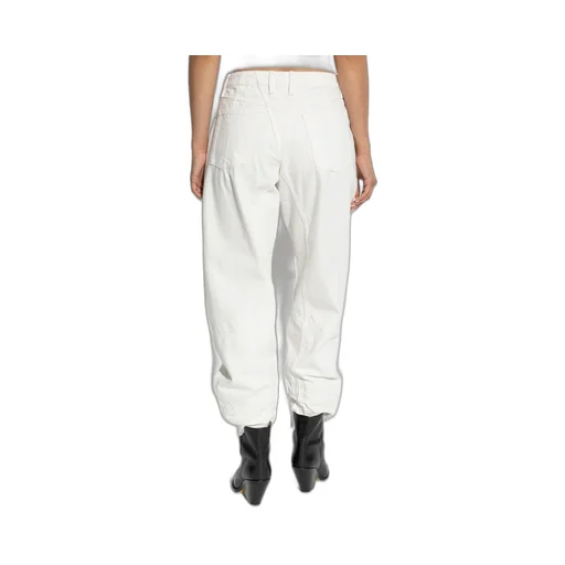 Logo Patch Straight-Leg Trousers