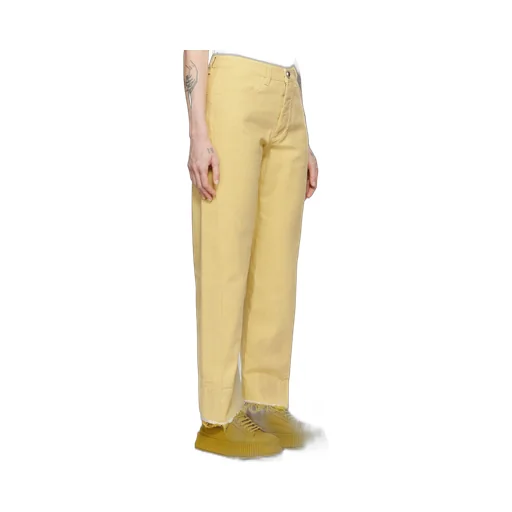High-Waisted Straight-Leg Trousers