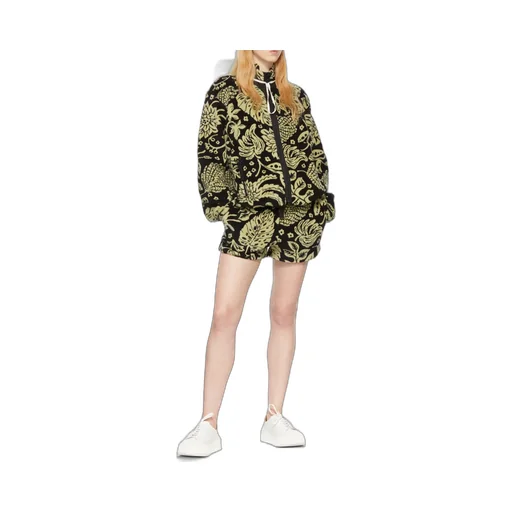 Pattern Printed Cotton Shorts