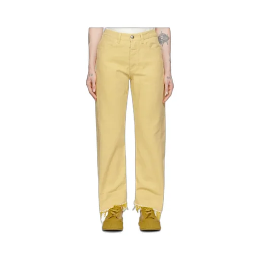 High-Waisted Straight-Leg Trousers