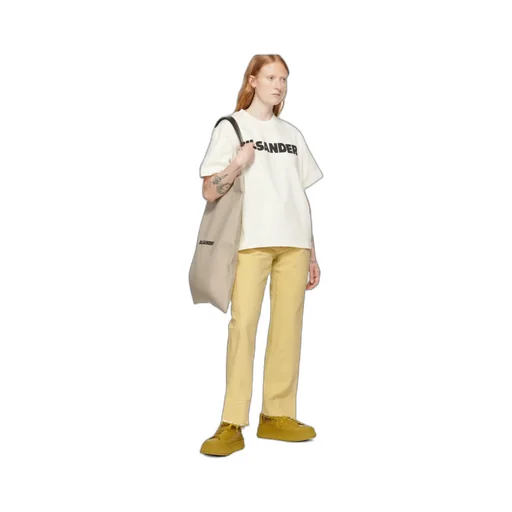 High-Waisted Straight-Leg Trousers