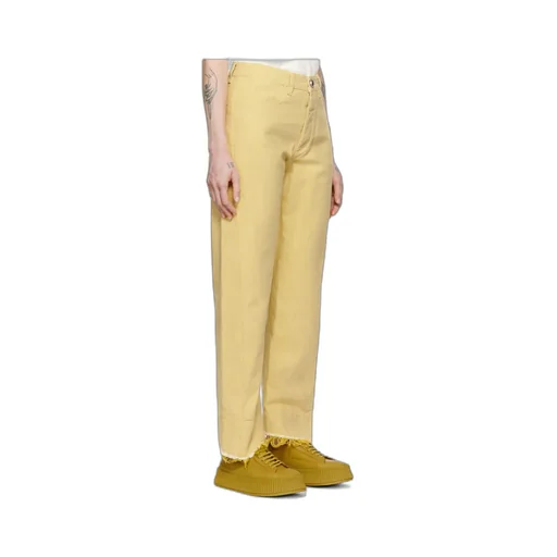 High-Waisted Straight-Leg Trousers