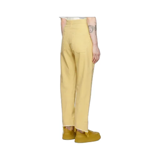 High-Waisted Straight-Leg Trousers