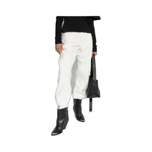 Logo Patch Straight-Leg Trousers