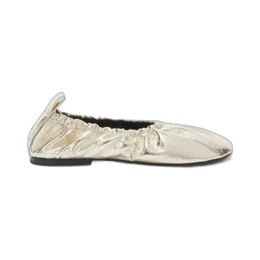 Exaggerated Round Toe Ballerinas
