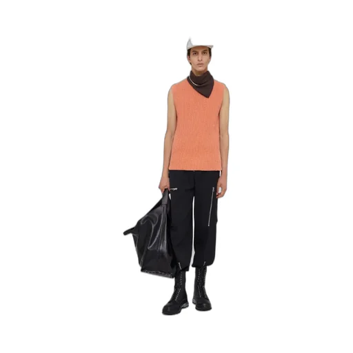 Ribbed Knitted Vest