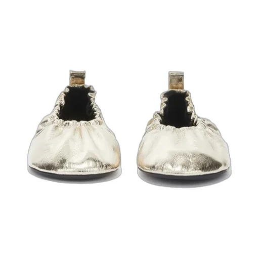 Exaggerated Round Toe Ballerinas