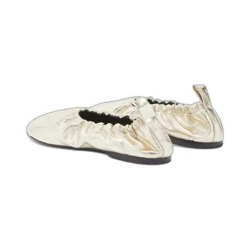 Exaggerated Round Toe Ballerinas