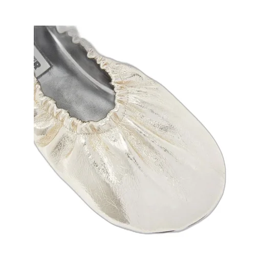 Exaggerated Round Toe Ballerinas
