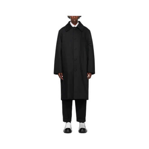 Lapel Button-Down Coat
