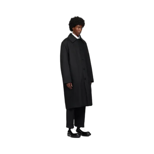 Lapel Button-Down Coat