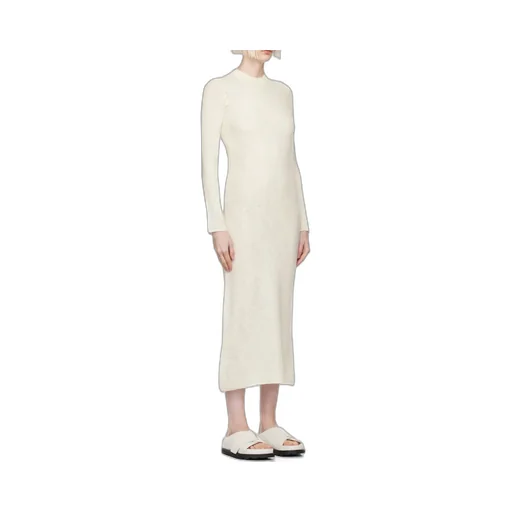 Crewneck Knitted Maxi Dress