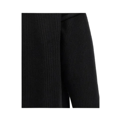 Geometric Neckline Knitted Jumper