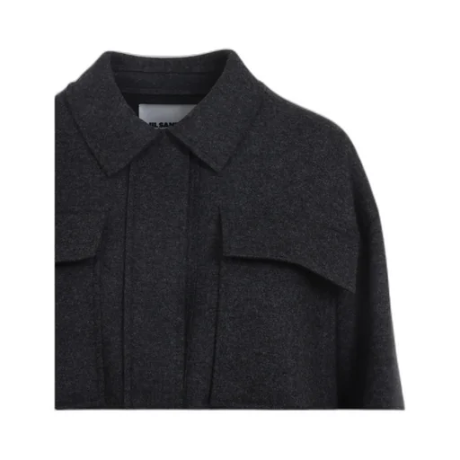 Pocket Detailed Straight Hem Shirt