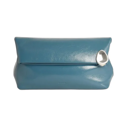 Logo Embossed Clutch Bag