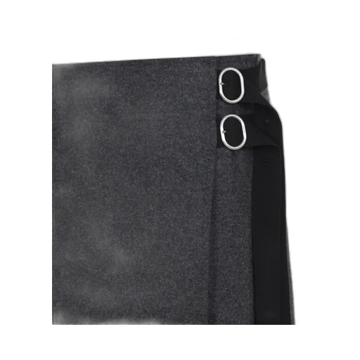 Wrap-Designed A-Line Midi Skirt