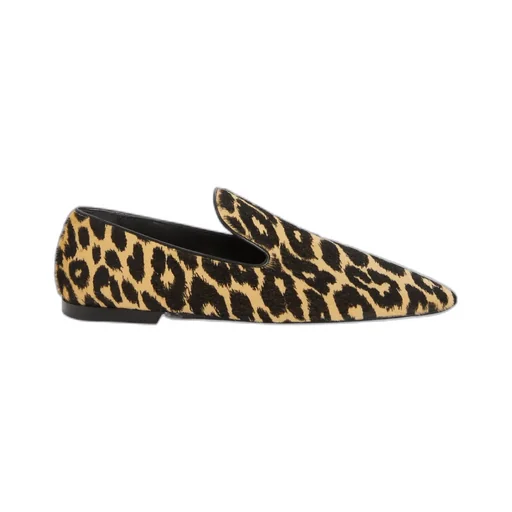Leopard Printed Flat Loafers