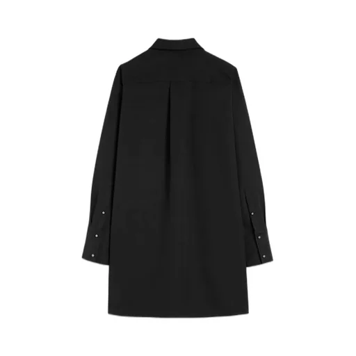 Wool Gabardine Polo Dress