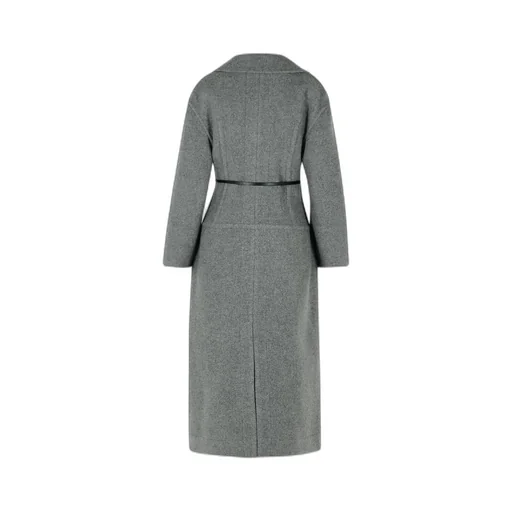 Single-Breasted Belted Coat