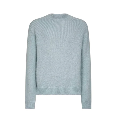 Crewneck Ribbed Hem Jumper