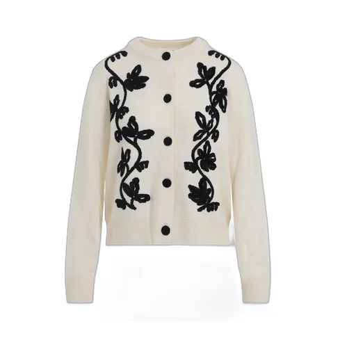 Floral Embroidered Cardigan
