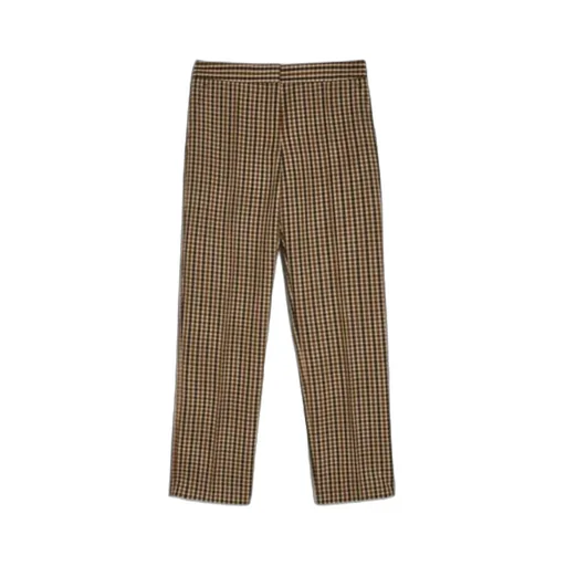Wool Canvas Tailored Trousers
