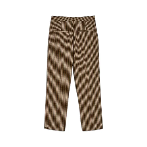 Wool Canvas Tailored Trousers