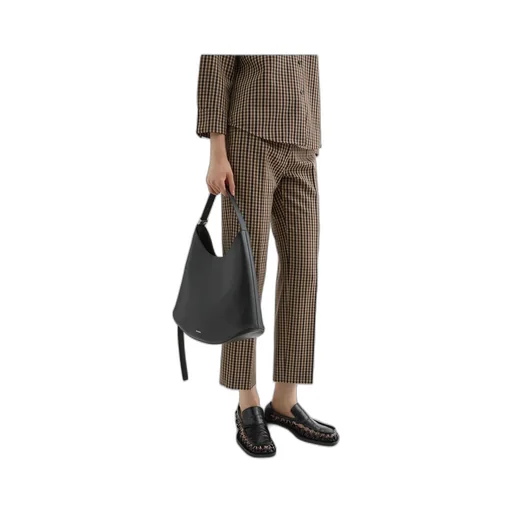 Wool Canvas Tailored Trousers