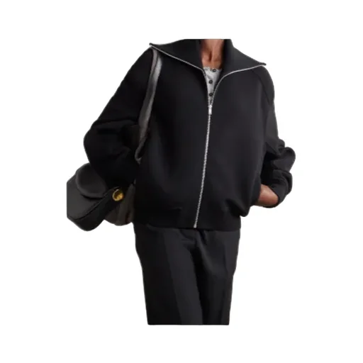 Zipped Bomber Jacket