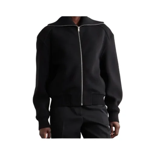 Zipped Bomber Jacket