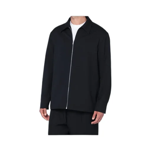 Zip-Fastening Shirt Jacket