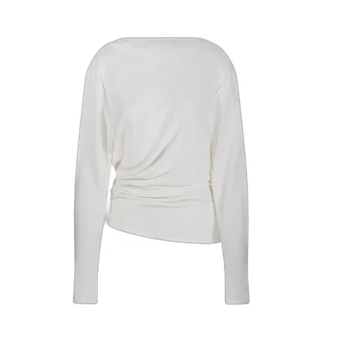 Long-Sleeved Backless Top