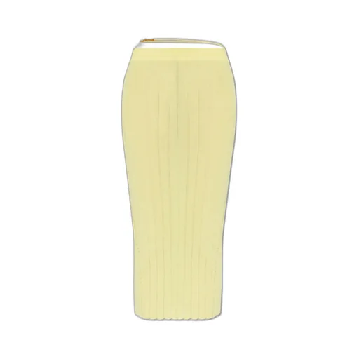 La Jupe Pralù Scallop Hem Midi Skirt