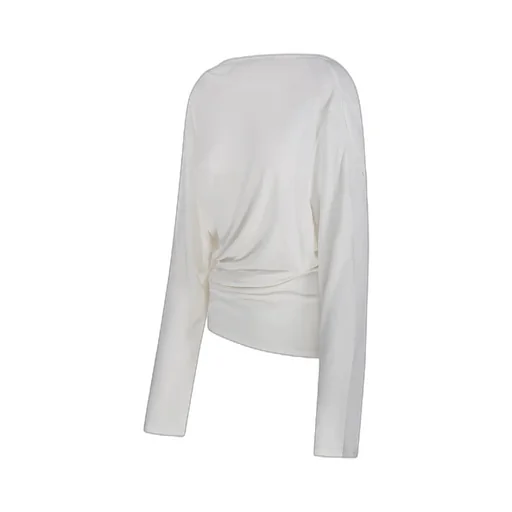 Long-Sleeved Backless Top