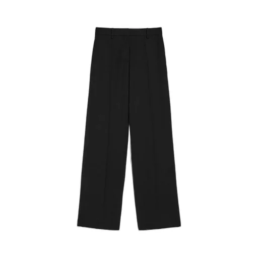 Wool Gabardine Tailored Trousers