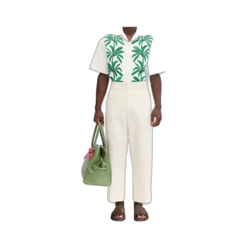 Belt-Loop Casual Pants