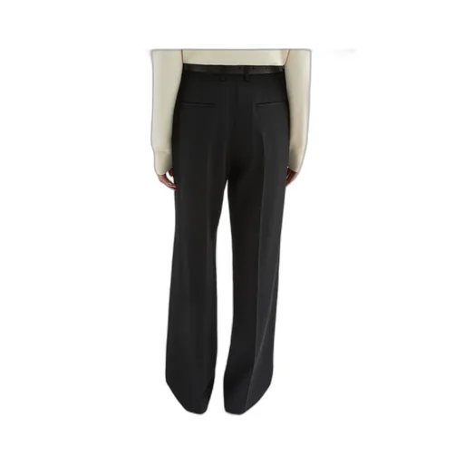 Wool Gabardine Tailored Trousers