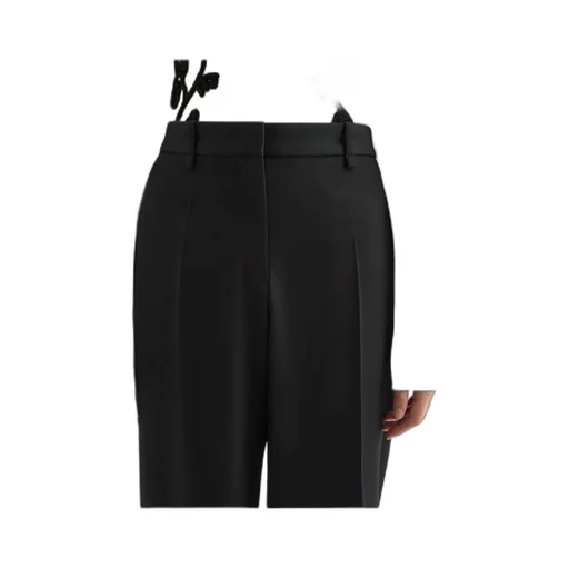 Wool Gabardine Tailored Trousers