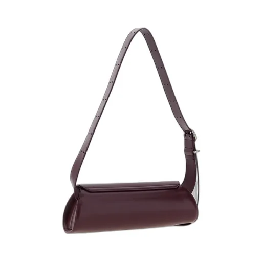 Cannolo Logo Embossed Small Shoulder Bag